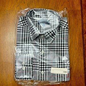Lucchese San Antonio Men’s Shirt White/Black/White Size Large